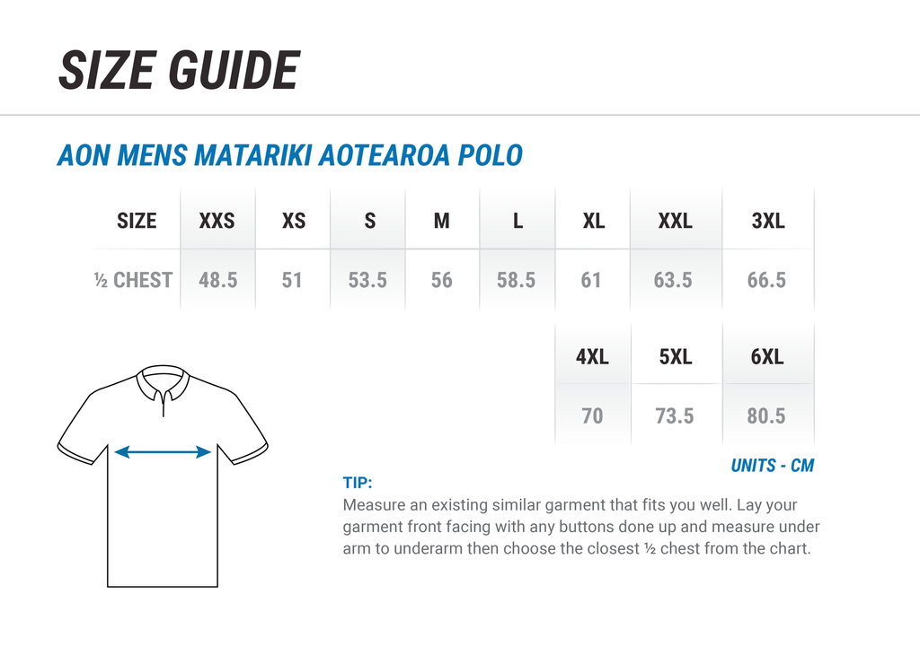 AON Mens Matariki Aotearoa Polo