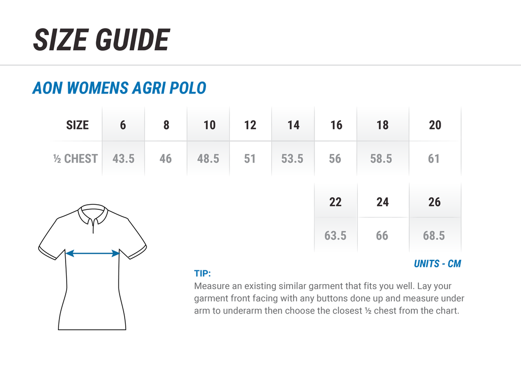 AON Womens Agri Polo